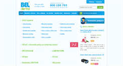 Desktop Screenshot of beldental.cz